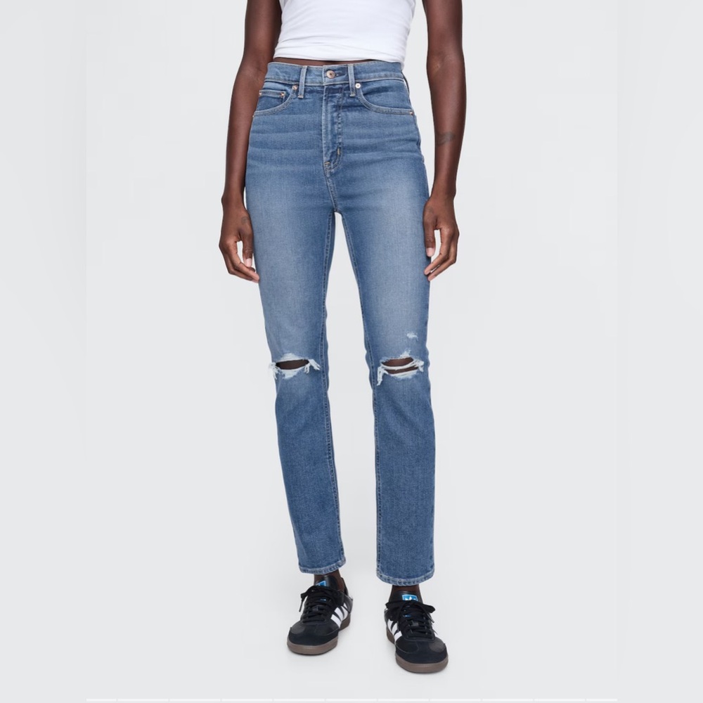 GAP High Rise Vintage Slim Jeans with Washwell